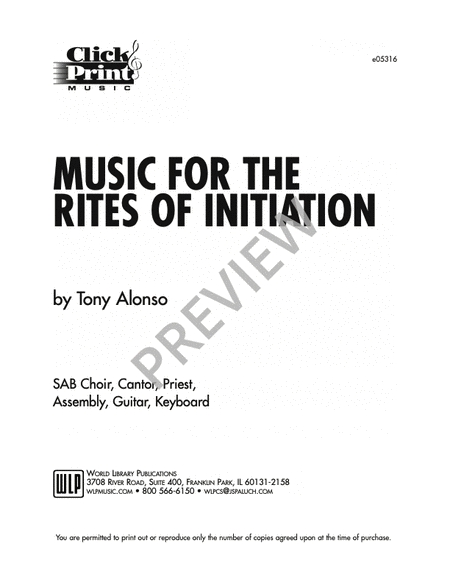 Music for the Rites of Initiation image number null