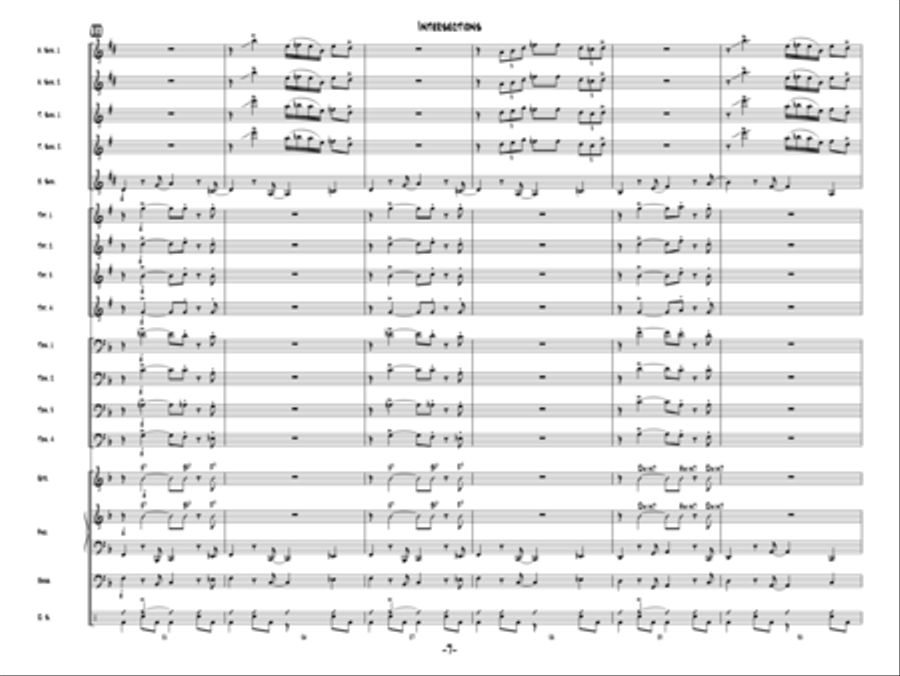 Intersections Jazz Ensemble scores gallery preview page 6