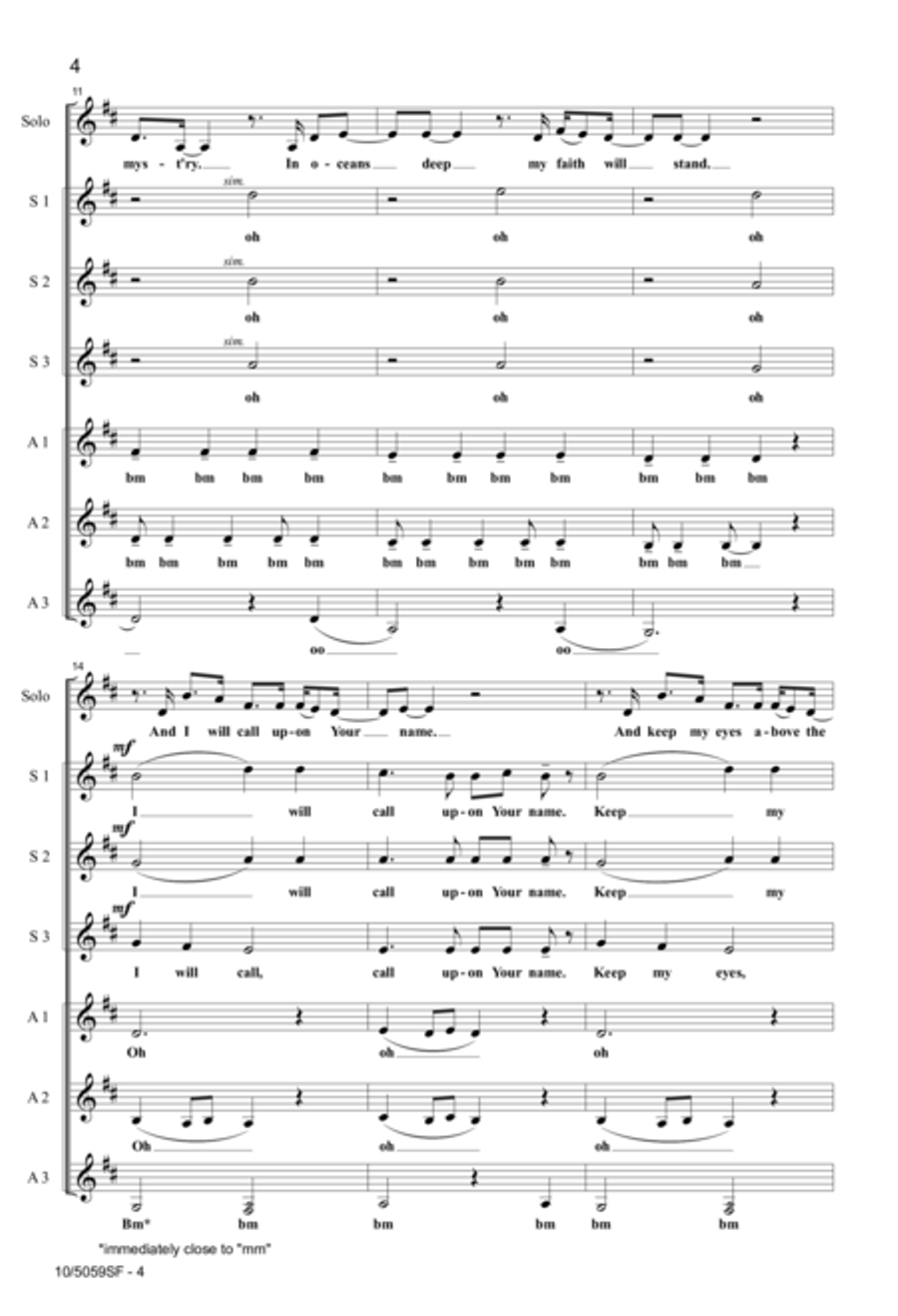 Oceans (Where Feet May Fail) SSAA scores gallery preview page 4