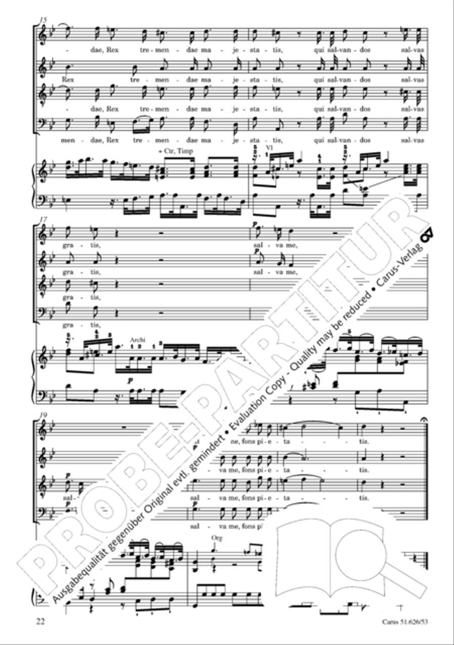 Requiem 4-Part scores gallery preview page 29