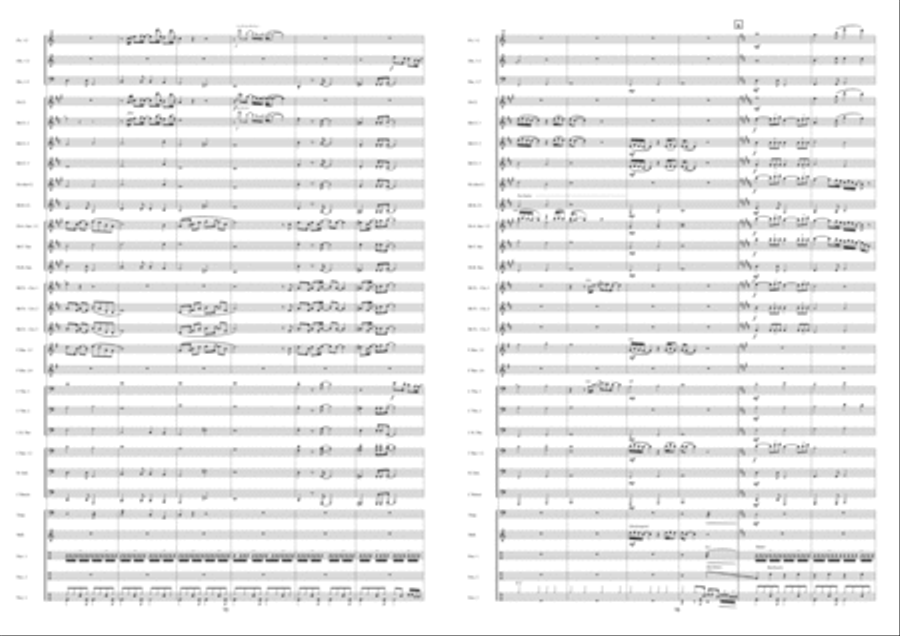 Eros Con Fuoco Eros Con Fuoco Fanfare Band scores gallery preview page 9