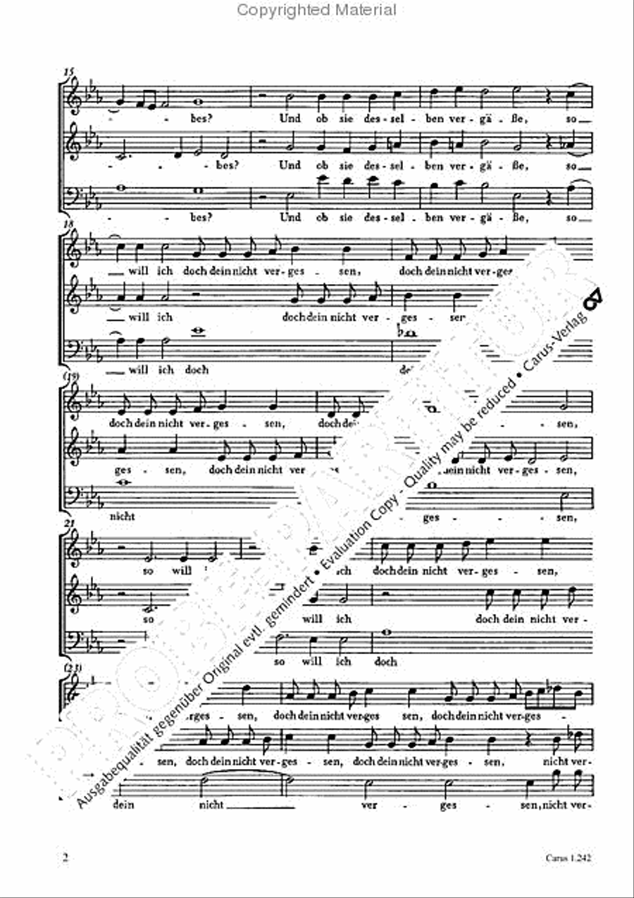 Zion said (Zion spricht) 3-Part scores gallery preview page 3