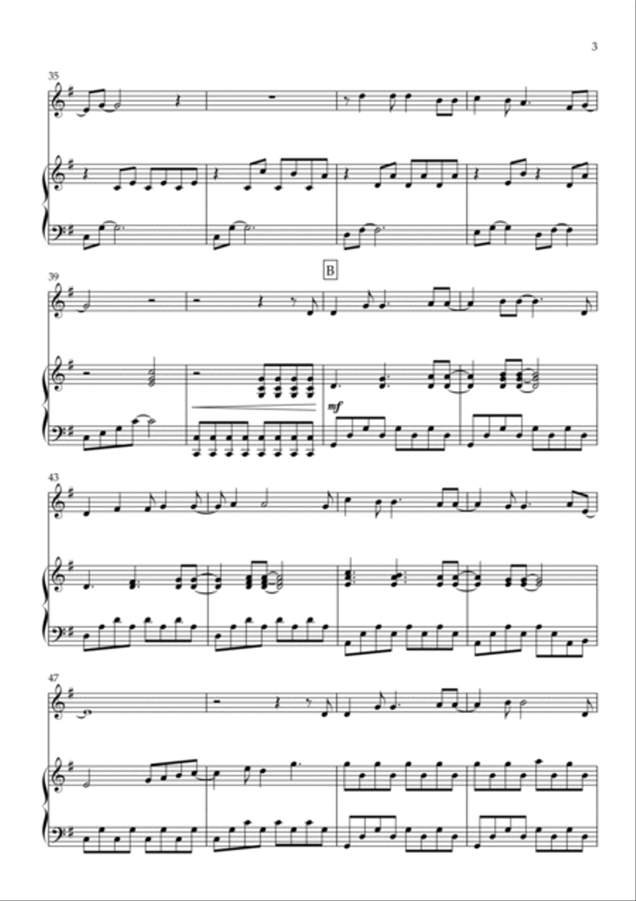 A Million Dreams Violin Solo scores gallery preview page 3