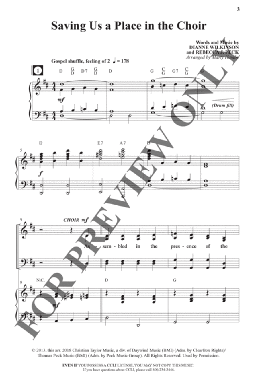 Southern Gospel Songs, Volume 2 - Choral Book Choir scores gallery preview page 4