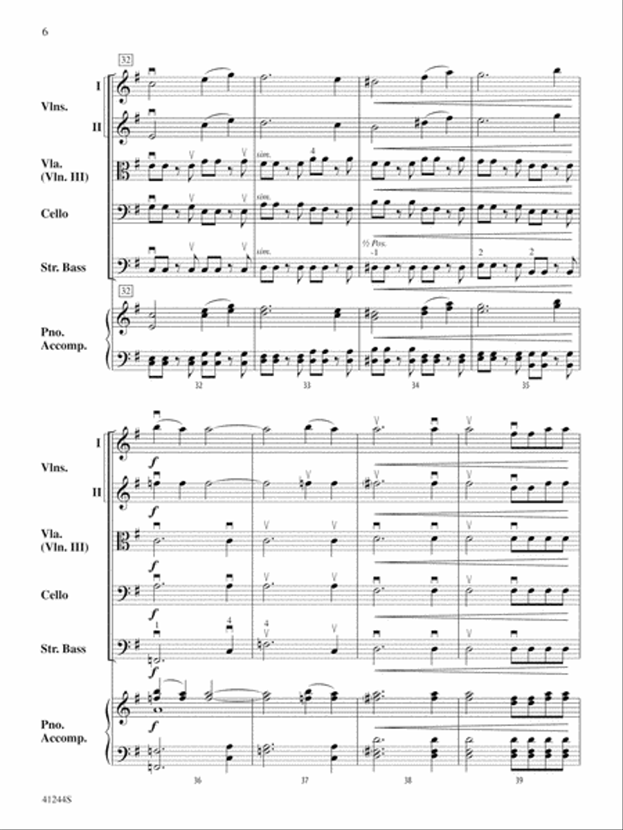 Ablaze: Score String Orchestra scores gallery preview page 6