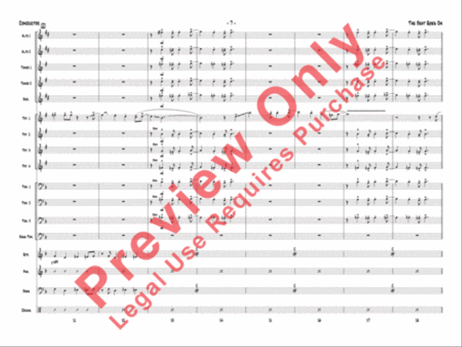 The Beat Goes On Jazz Ensemble scores gallery preview page 10