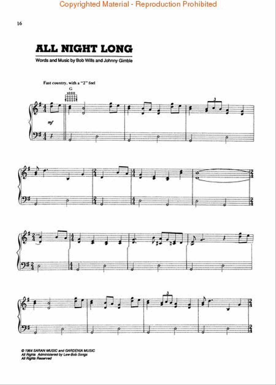 Bob Wills & His Texas Playboys – Greatest Hits Piano, Vocal, Guitar scores gallery preview page 3