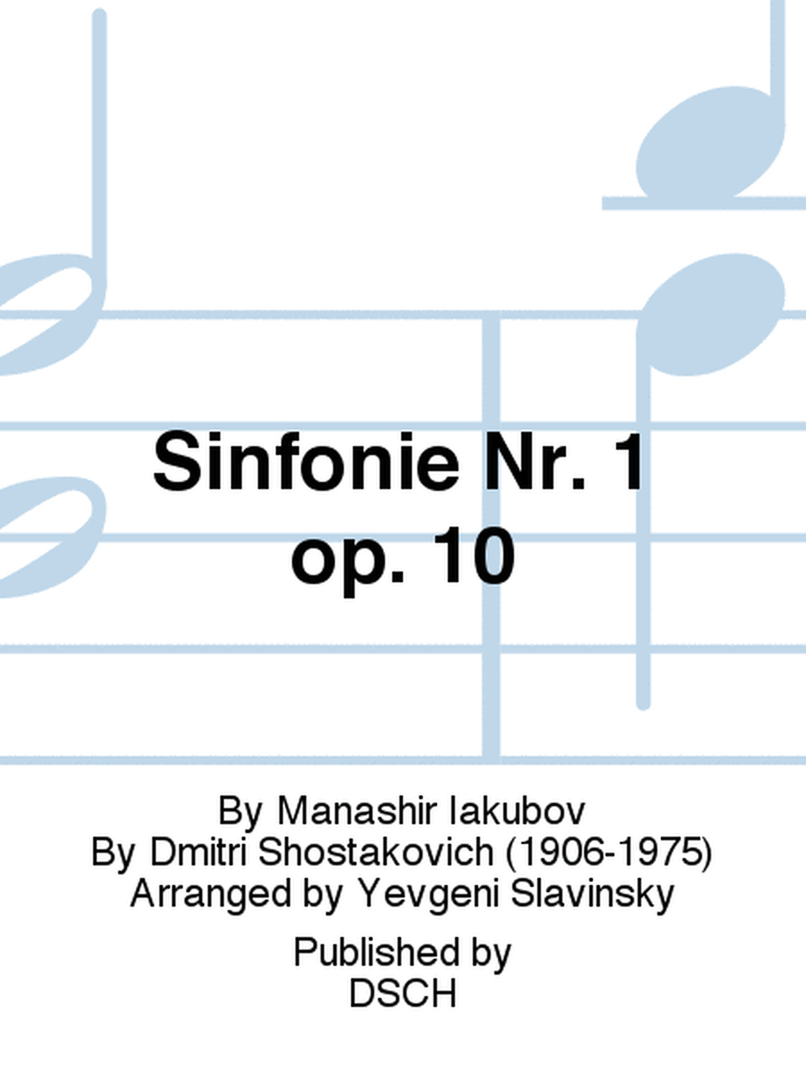 Sinfonie Nr. 1 op. 10