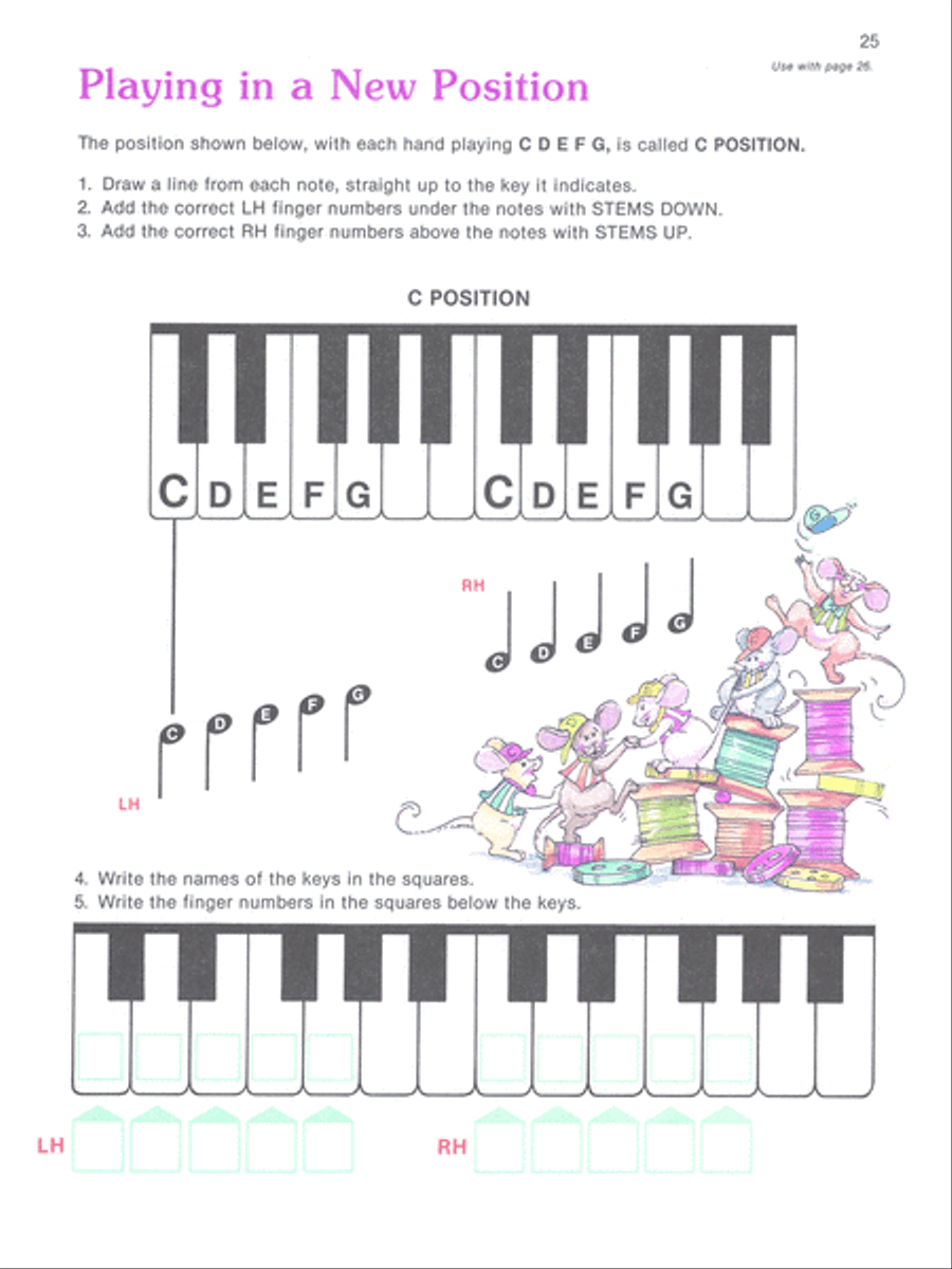 Alfred's Basic Piano Prep Course Theory Book, Book A Piano Method scores gallery preview page 3