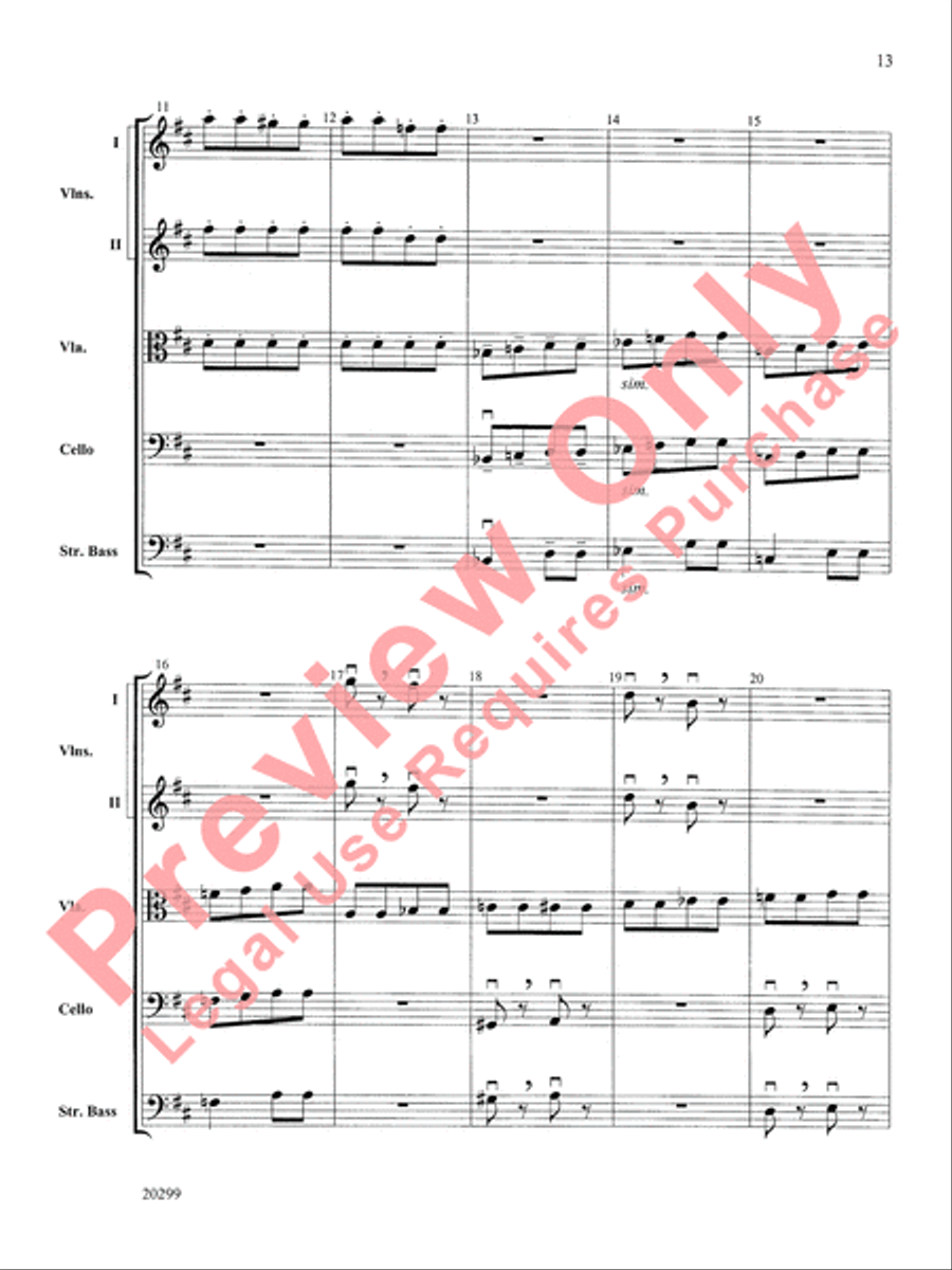Pictures at an Exhibition, Selections from String Orchestra scores gallery preview page 14