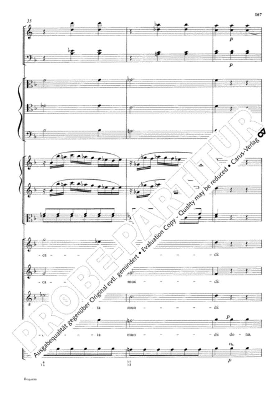 Requiem Requiem 4-Part scores gallery preview page 174