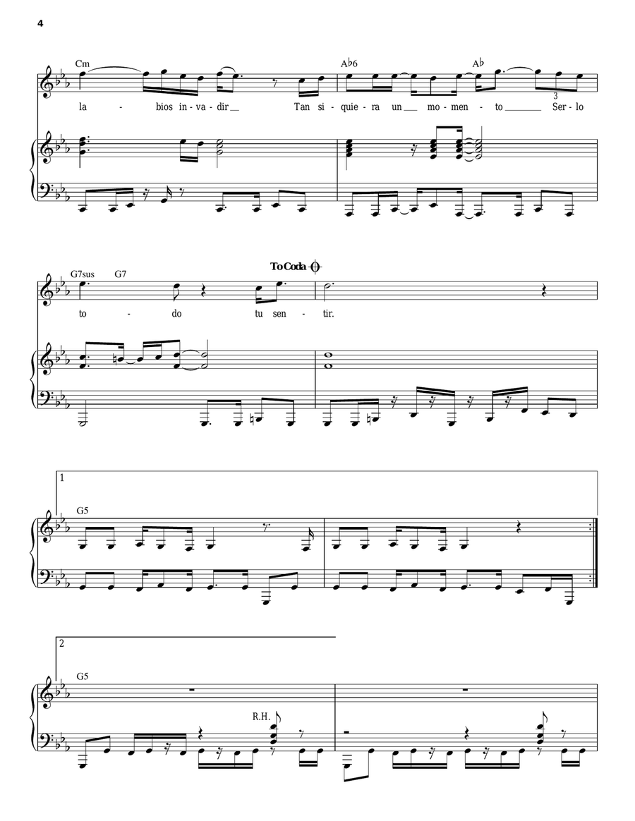 Ritual De Amor Ritual De Amor Piano, Vocal, Guitar scores gallery preview page 4