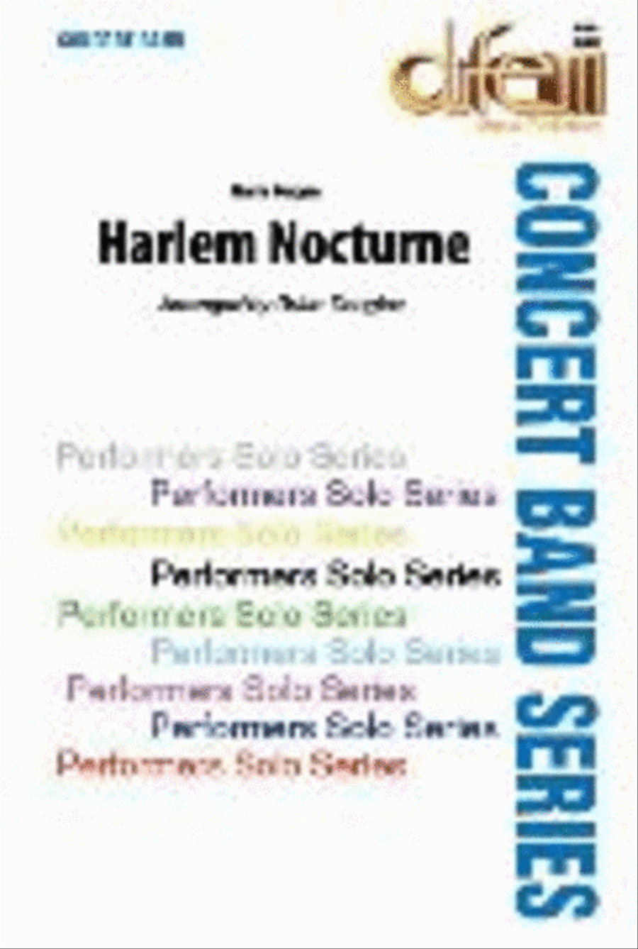 Harlem Nocturne Concert Band scores gallery preview page 1