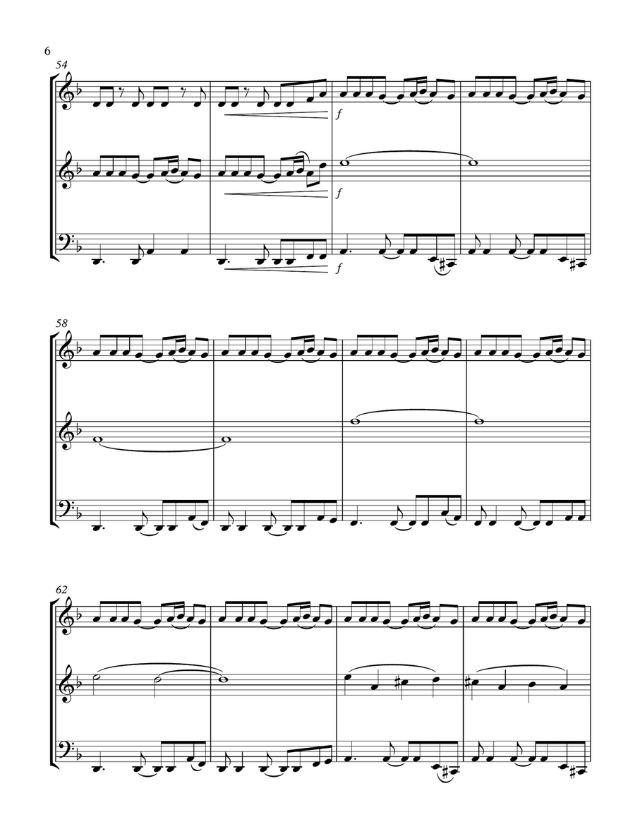 The Man Who Sold The World String Trio scores gallery preview page 6