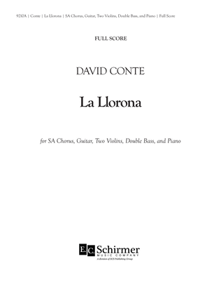 La Llorona (Full Score)