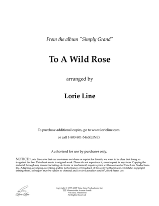 Book cover for To A Wild Rose
