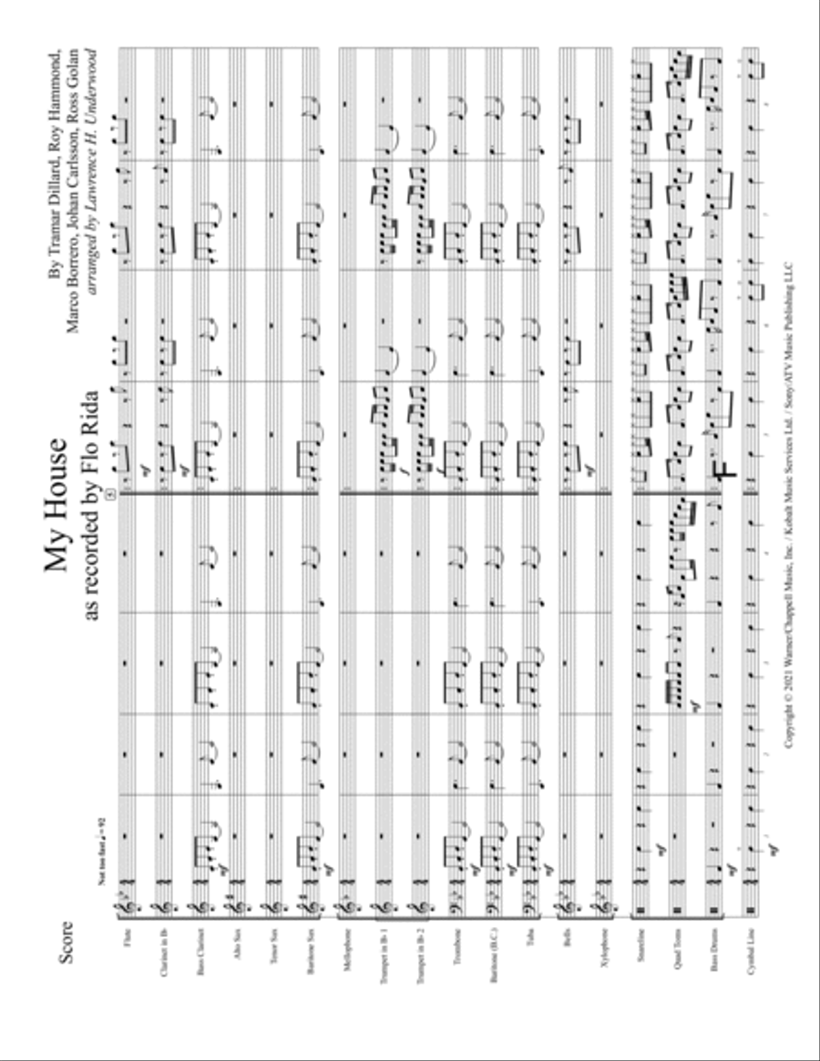 My House Marching Band scores gallery preview page 3