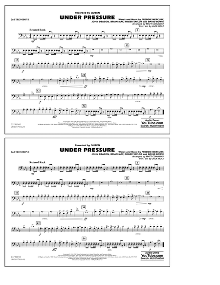 Under Pressure - 2nd Trombone