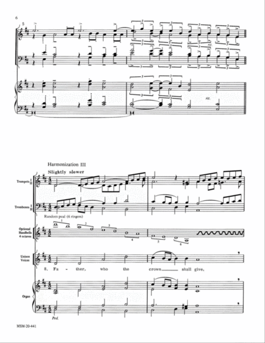 At the Lamb's High Feast (Sonne der Gerechtigkeit) Choir scores gallery preview page 6