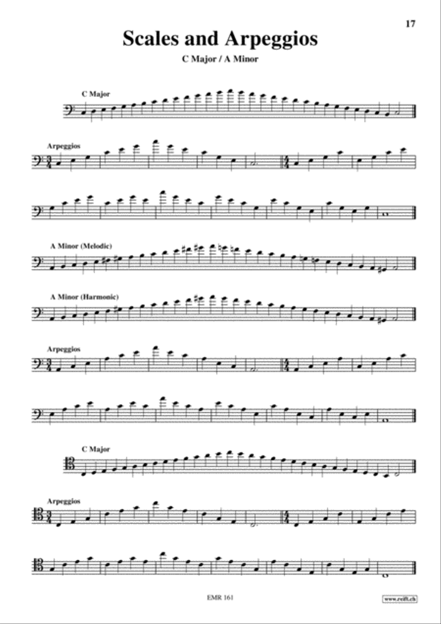 Studies in all Clefs Trombone Solo scores gallery preview page 10