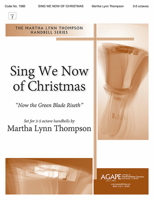 Book cover for Sing We Now of Christmas