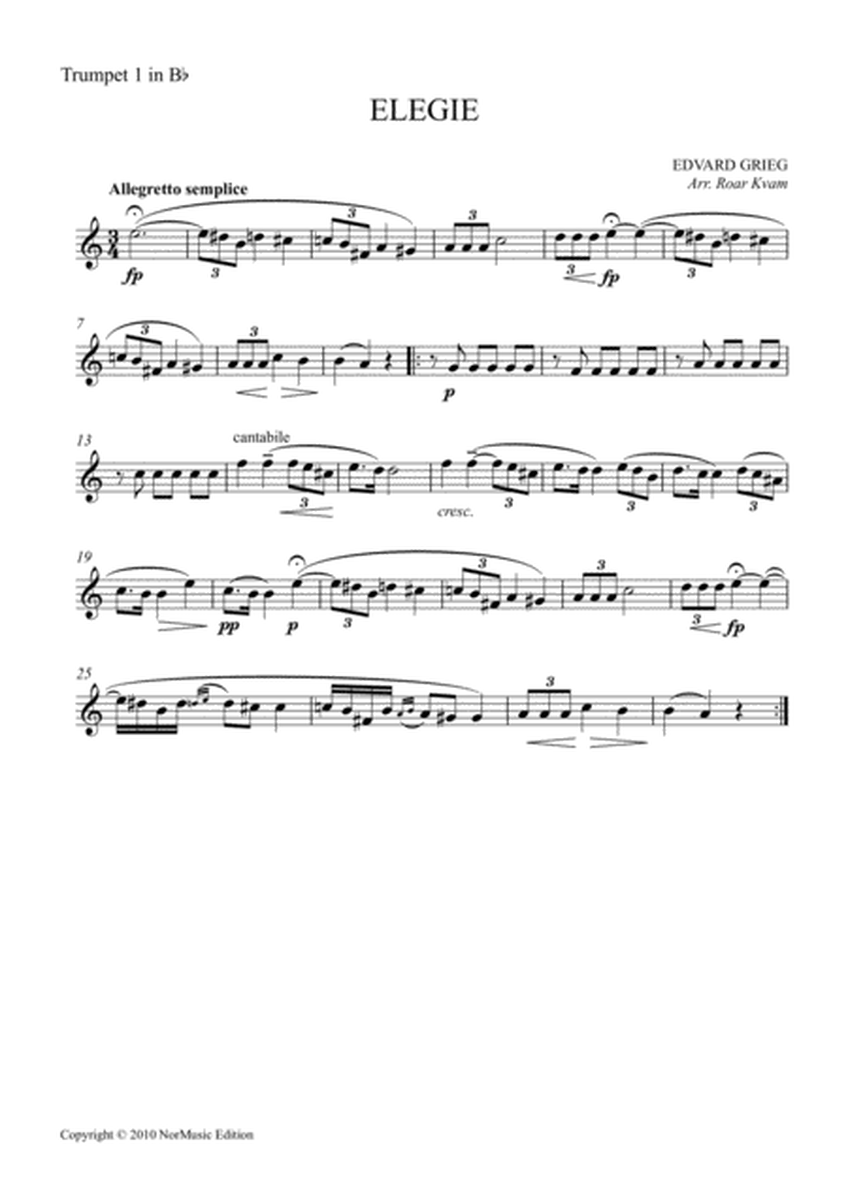 E. Grieg: Elegie (Brass Quintet) image number null