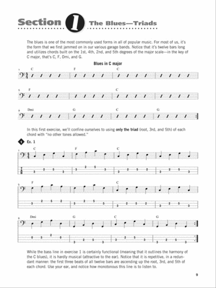 The Art of Walking Bass The Art of Walking Bass Bass Guitar Tablature scores gallery preview page 4