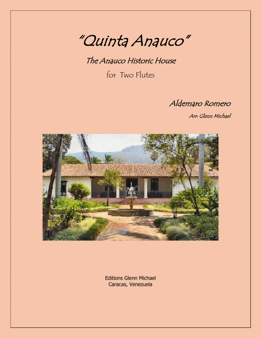 Book cover for Quinta Anauco for Two Flutes
