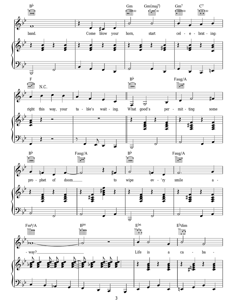 Cabaret by Liza Minnelli - Piano, Vocal - Digital Sheet