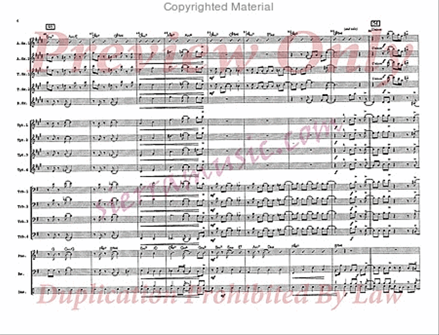 God Rest Ye, Merry Gentlemen Jazz Ensemble scores gallery preview page 7