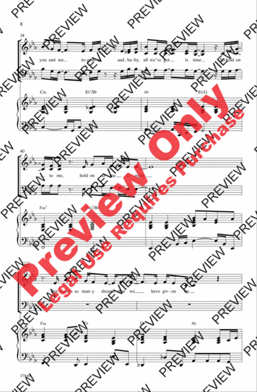 Hold On 3-Part scores gallery preview page 8