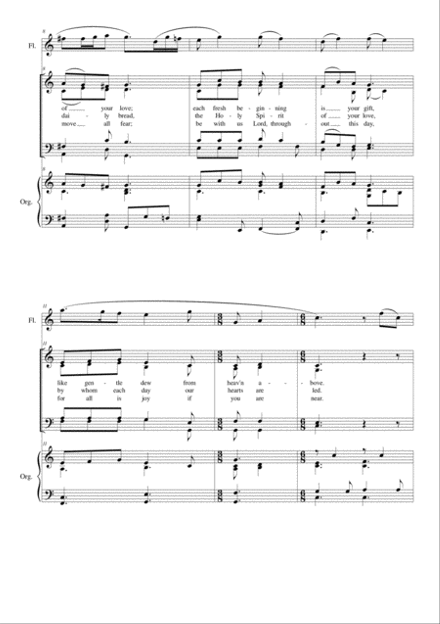 O God of Light 4-Part scores gallery preview page 3