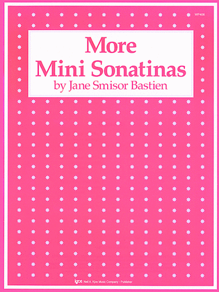 Book cover for More Mini Sonatinas