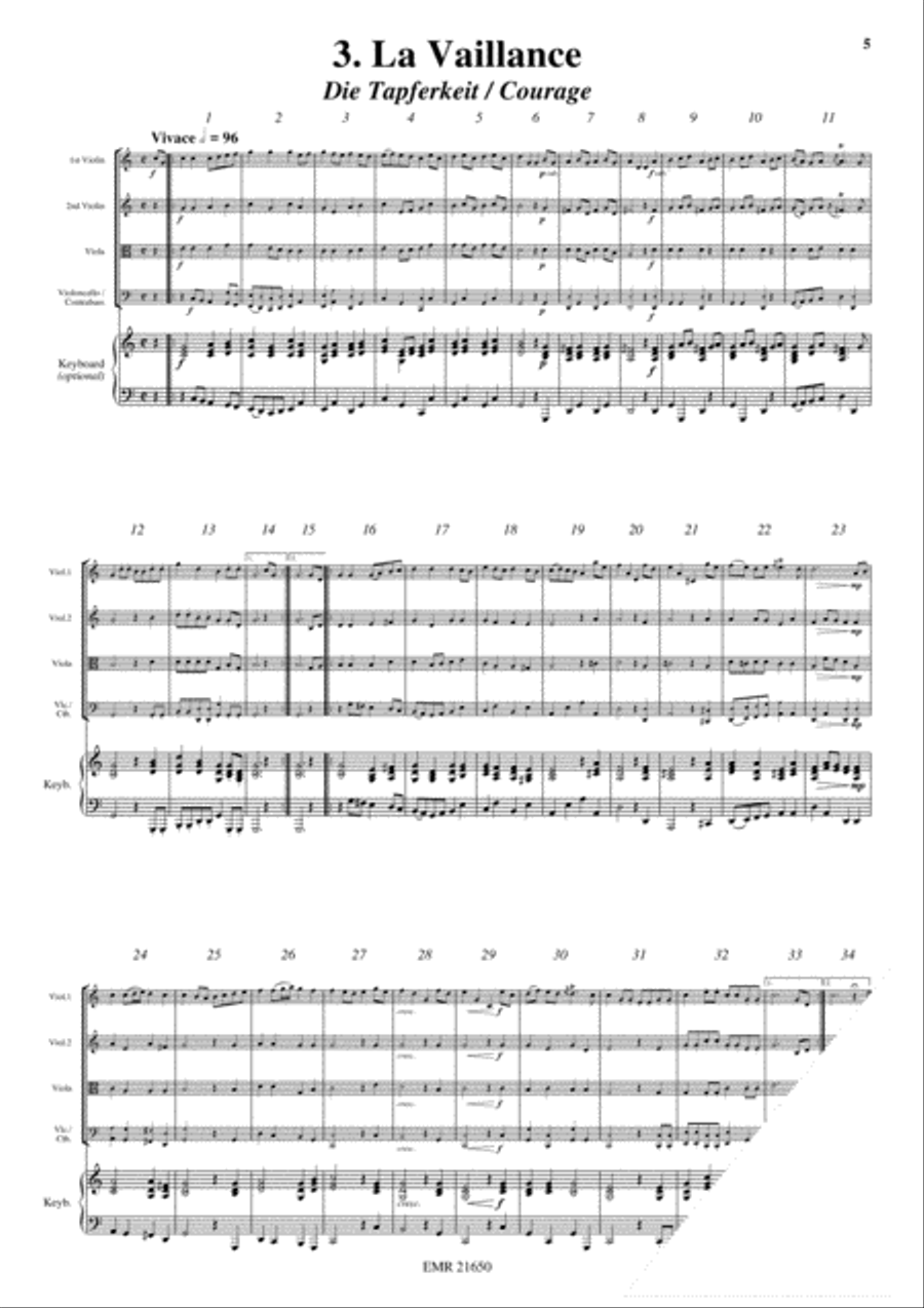 12 Heroic Marches String Quartet scores gallery preview page 5