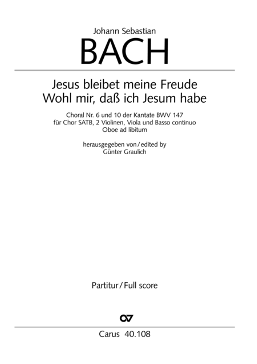Jesus bleibet meine Freude 4-Part scores gallery preview page 2