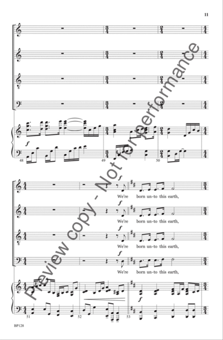 Sing You Home 4-Part scores gallery preview page 12