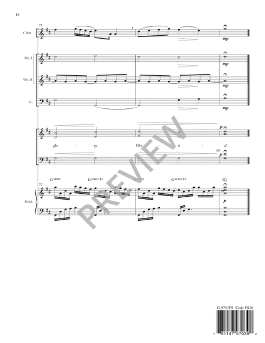 A Weary Couple - Full Score Cello scores gallery preview page 17