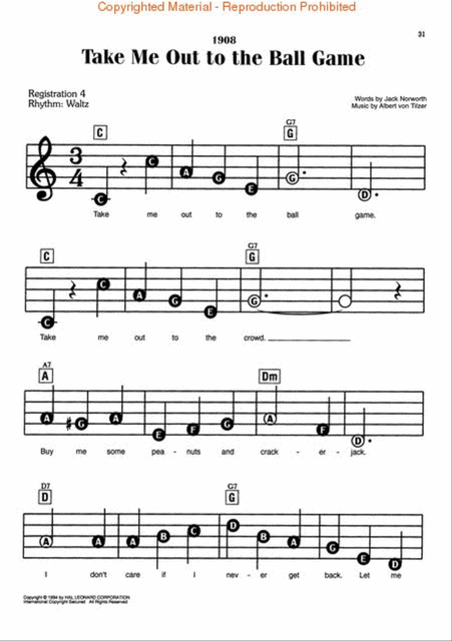 One Hundred Years of Song Electronic Keyboard scores gallery preview page 4