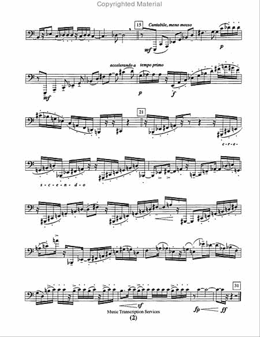 Self Portraits Tuba scores gallery preview page 16