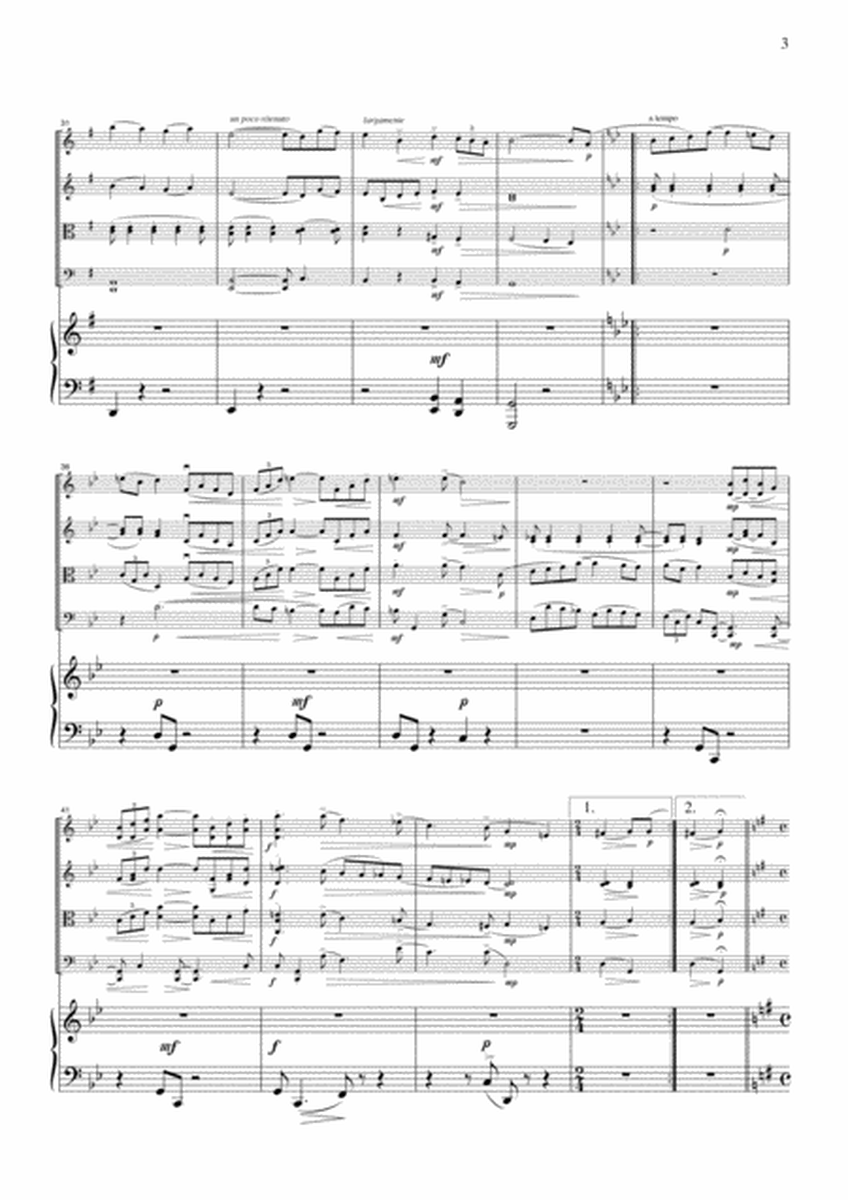 Ravel Pavane pour une infante defunte, for Piano Quintet, PR901 image number null
