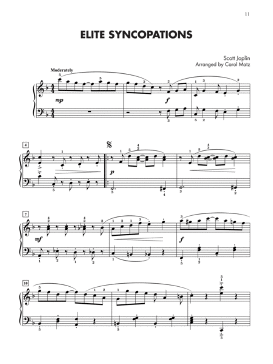 Joplin for Students, Book 3 Piano Method scores gallery preview page 3