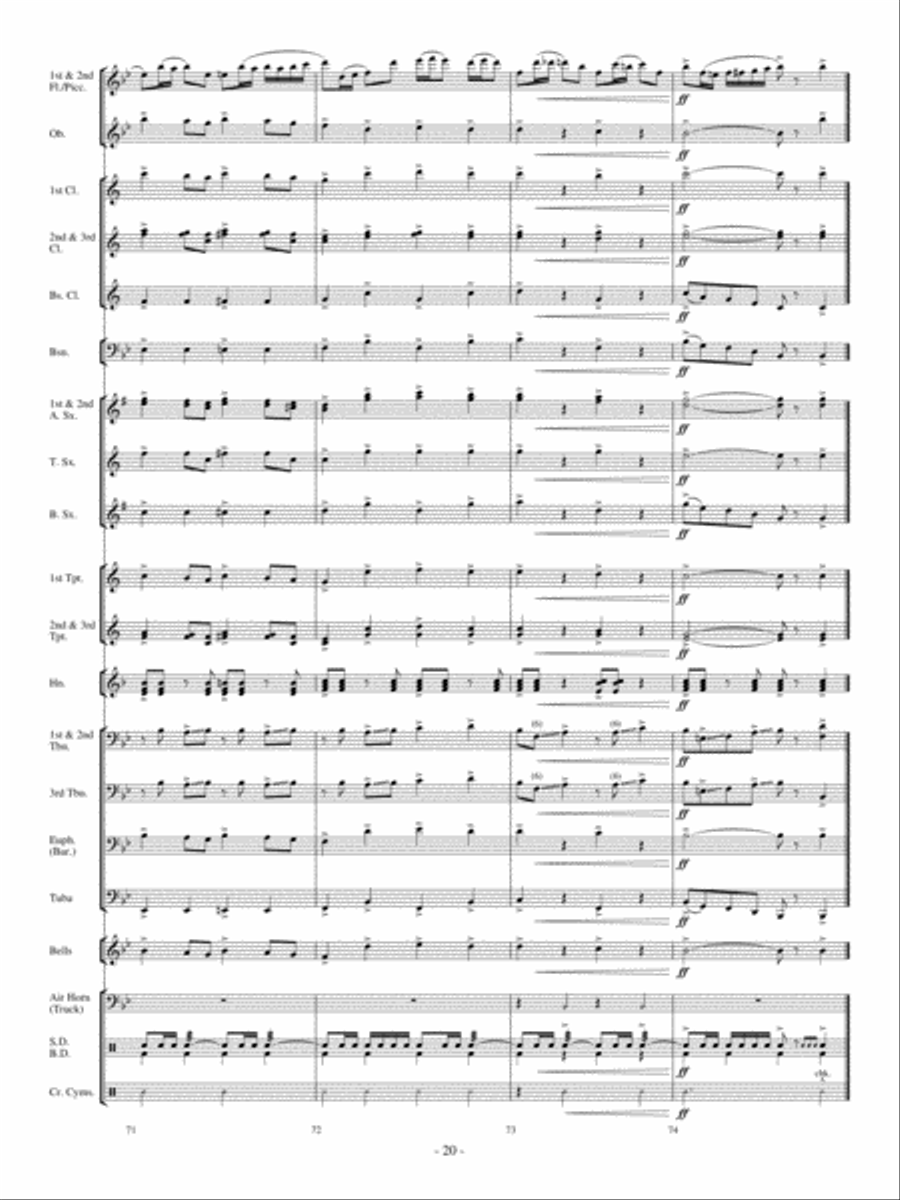 To The Max Concert Band scores gallery preview page 19