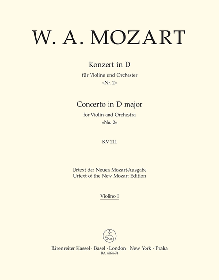 Concerto in D major for Violin and Orchestra No. 2