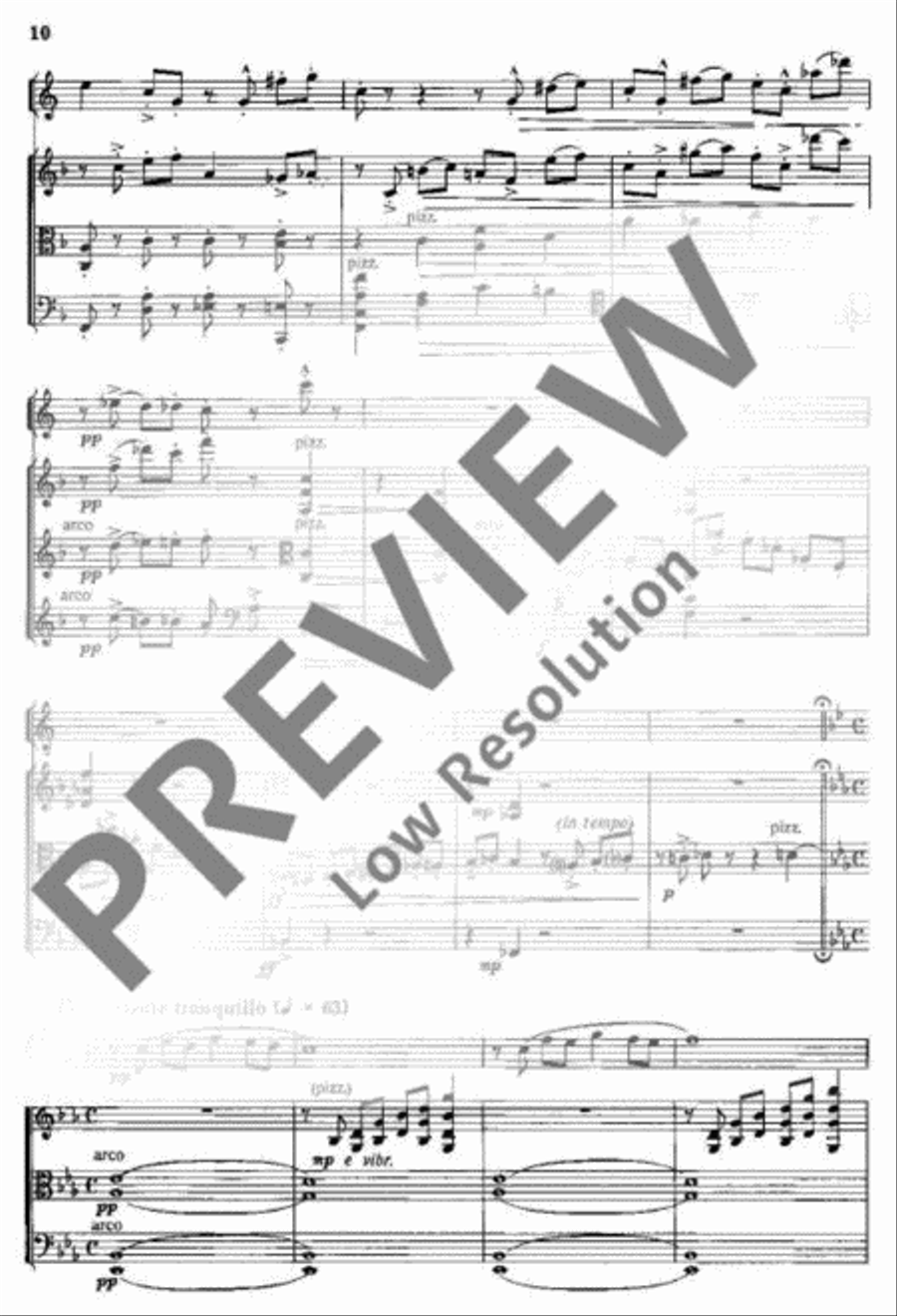 Quartet English Horn scores gallery preview page 11