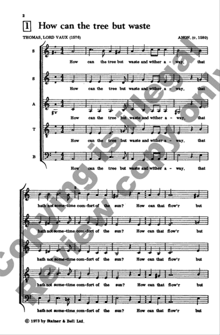 Invitation to Madrigals, Book 7 SSATB scores gallery preview page 5