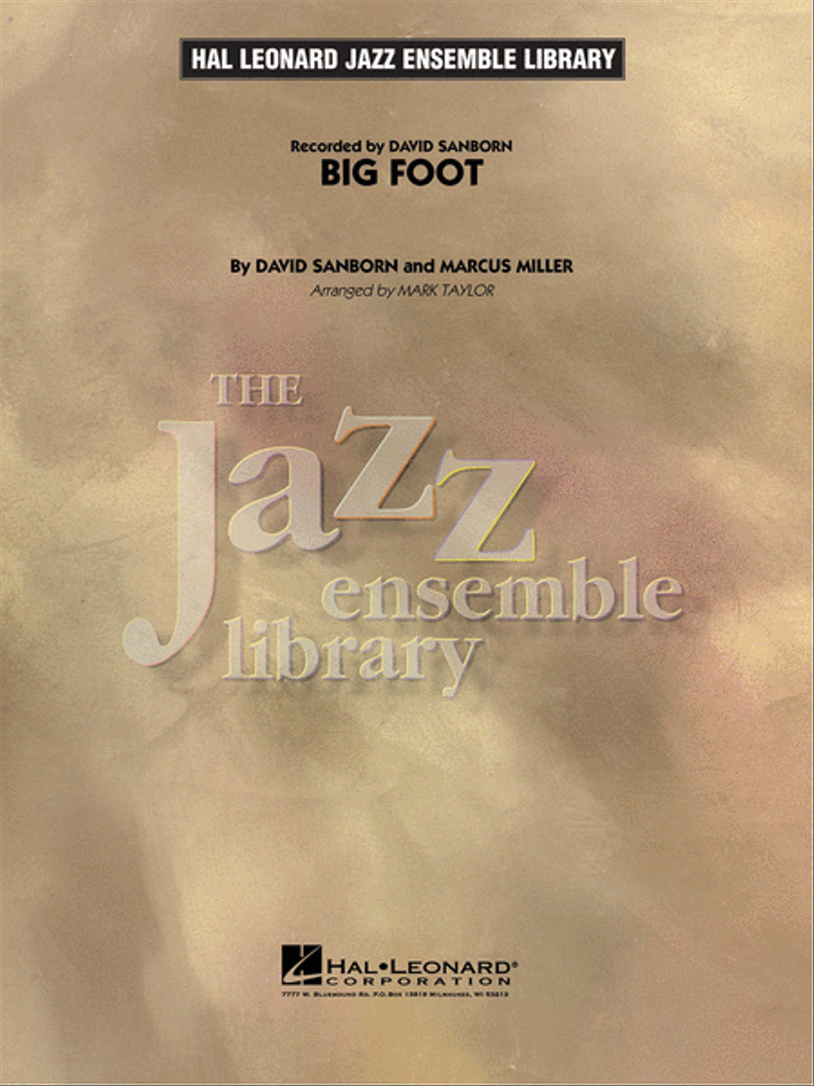 Big Foot Jazz Ensemble scores gallery preview page 1