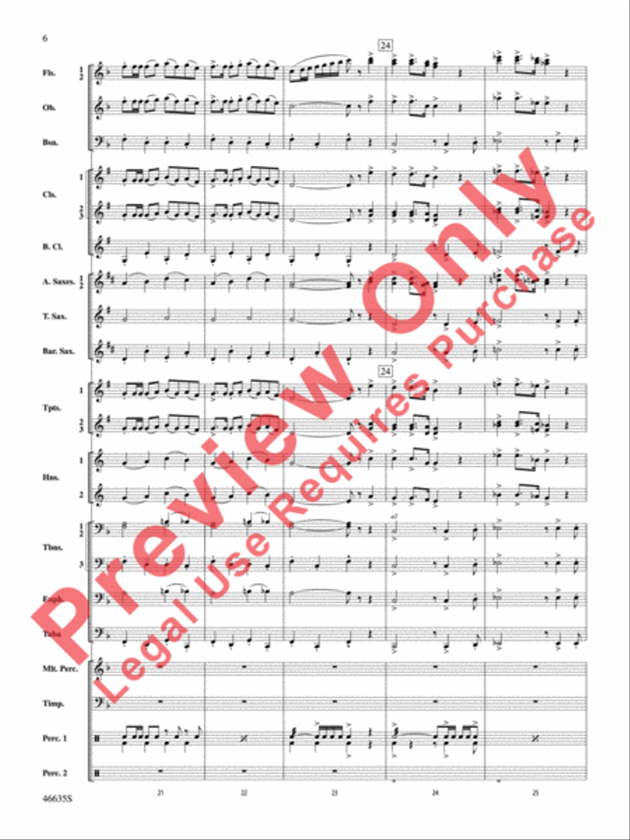 Best of the West! Concert Band scores gallery preview page 7
