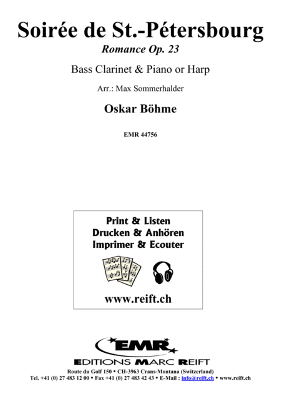 Soiree de St.-Petersbourg Bass Clarinet scores gallery preview page 2