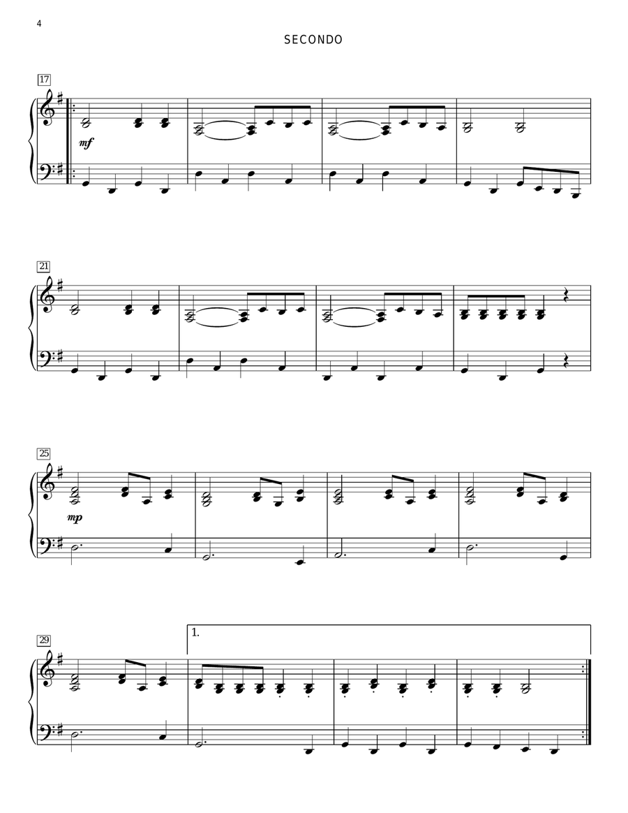 Yellow Submarine Piano Duet scores gallery preview page 3