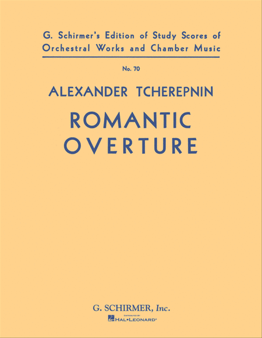Romantic Overture Orchestra scores gallery preview page 1